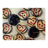 crendon round heart drawing design buttons rustic