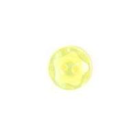 Crendon Round Floral Rim Buttons 11mm Yellow