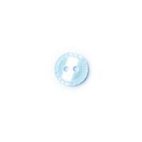 crendon round fluted edge buttons light blue