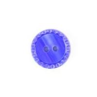 Crendon Round Fluted Edge Buttons Purple