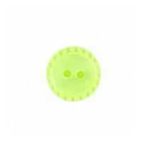 Crendon Round Fluted Edge Buttons Lime Green