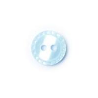 crendon round fluted edge buttons light blue