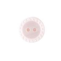 Crendon Round Fluted Edge Buttons Light Pink