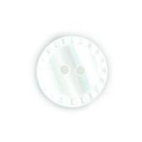 Crendon Round Fluted Edge Buttons White