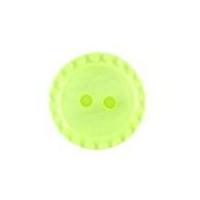 crendon round fluted edge buttons lime green