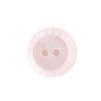 Crendon Round Fluted Edge Buttons Light Pink