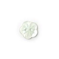 crendon pretty carved flower buttons 13mm mint green