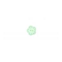 Crendon Pretty Carved Flower Buttons 18mm Light Green