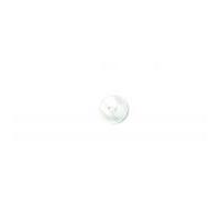 Crendon Plain Round Pearlescent Buttons 15mm White