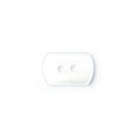 Crendon Pearl Rounded Rectangle Buttons White