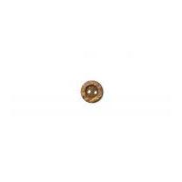 Crendon Round Natural Coconut Buttons 15mm Brown