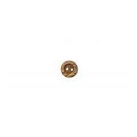 crendon round natural coconut buttons 15mm brown