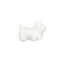 crendon scottie dog shank buttons white