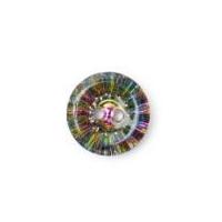 Crendon Round Diamante Effect Buttons 15mm Multicoloured