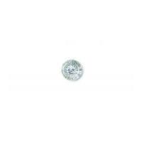 crendon round diamante effect buttons 18mm clear