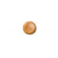 Crendon Rimmed Wood Shank Buttons 28mm Brown