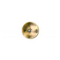 Crendon Round 2 Hole Textured Metal Buttons 34mm Bronze