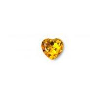 Crendon 2 Hole Plastic Crystal Heart Buttons 28mm Gold