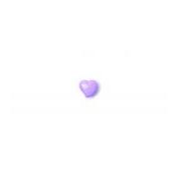 Crendon Curvy Heart Shank Buttons 13mm Lilac
