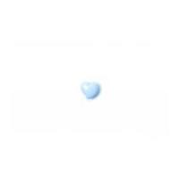 Crendon Curvy Heart Shank Buttons 13mm Pale Blue