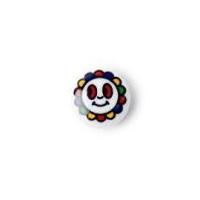 Crendon Novelty Buttons Multi on White