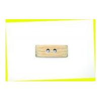 Crendon Rectangle Marble Buttons 50mm Cream