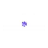 crendon 2 hole flower shape buttons 20mm purple