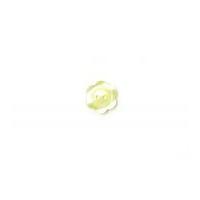 crendon 2 hole flower shape buttons 20mm yellow