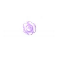 Crendon 2 Hole Flower Shape Buttons 28mm Lilac