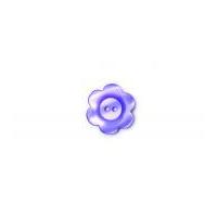 Crendon 2 Hole Flower Shape Buttons 28mm Purple