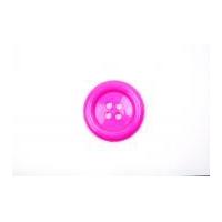 Crendon Large Round Plastic Buttons 50mm Pink