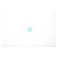 Crendon Polka Dot Print Round Buttons 15mm Blue/White