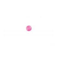 Crendon Polka Dot Print Round Buttons 18mm Dark Pink/White