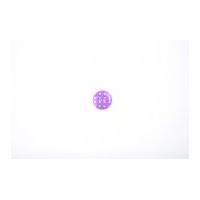 crendon polka dot print round buttons 18mm purplewhite