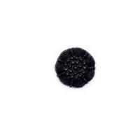 Crendon Decorative Plastic Moulded Buttons Black