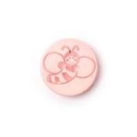 Crendon Round Bumble Bee Design Buttons Light Pink