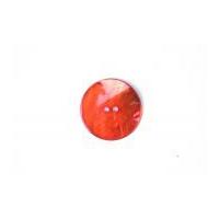 Crendon Round 2 Hole Natural Shell Buttons Orange