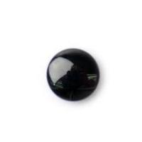 Crendon Round Glossy Shank Buttons Black