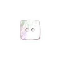 Crendon Square Natural Shell Buttons White