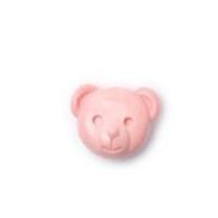 Crendon Teddy Bear Face Buttons Pink