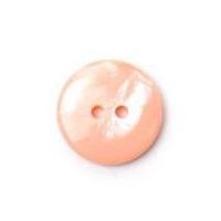 Crendon Round 2 Hole Textured Look Buttons Peach