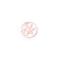 crendon star engraved baby buttons dark pink