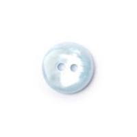 crendon round 2 hole textured look buttons light blue