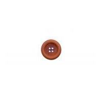 Crendon Round Chunky Coat Buttons 29mm Brown