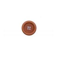 crendon round chunky coat buttons 34mm brown