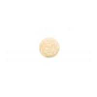 crendon embossed floral shank buttons 29mm cream