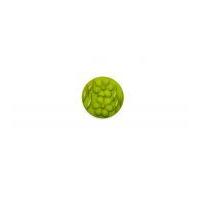 crendon embossed floral shank buttons 29mm green