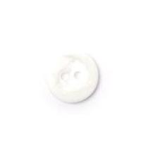 Crendon Round 2 Hole Textured Look Buttons White