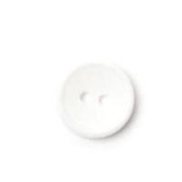 Crendon Classic Plain Round 2 Hole Buttons White