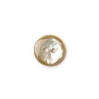 Crendon Round 2 Hole Textured Look Buttons Beige